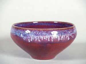 Wood fired copper red bowl: 2005, 