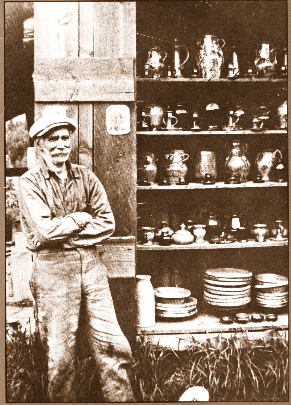 Axel Ebring Outside His Studio