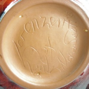 Ernst & Alma Lorenzen plate. Signature. Nova Scotia. 