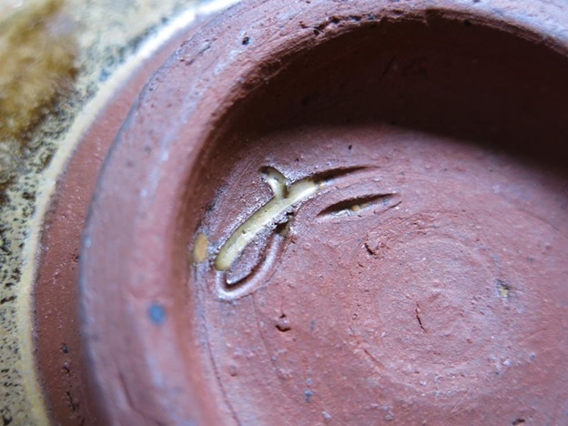 Carol Smeraldo 1969-72 engraved signature: CF signature.