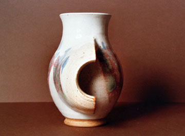 A-M Tremblay Pitcher. 1972-73 stoneware, 20.3 x 17.8 cm. Photo A-M Tremblay..