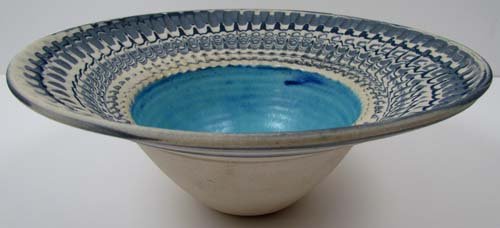 Hopper feather bowl 11.4 x 26.7 x 26.7 cm