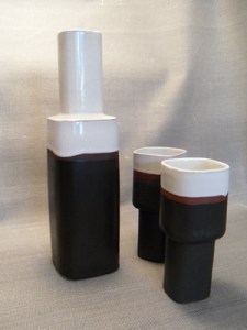 Pitcher and glasses for SIAL, 1970s