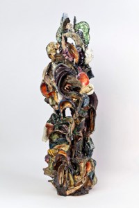 Susan Collett. Sonorous, Maze Series. 30H x 10W x 9D inches