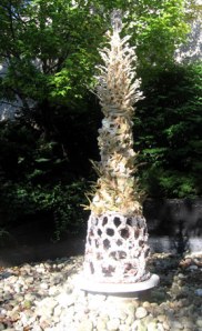 Susan Collett. Folley on a Fountain. Part of the Impluvium Installation. 2006. Burlington Art Centre.