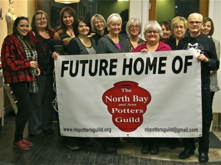 Keith Campbell and the North Bay Potters Guild, March 2014