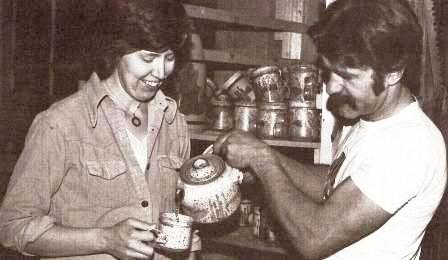 Connie and Bob Pike at Dertwerks from Alberta Clay Comes of Age