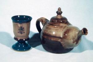 Brendan Tang. Teapot and Goblet, 1995