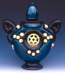 Brendan Tang. Blue Cog Urn, 2001