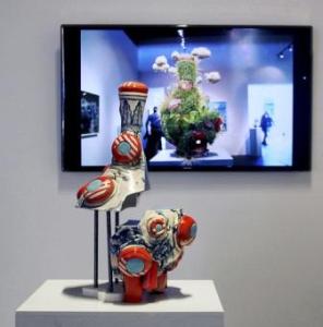 Brendan Tang. #lovechild, 2013. 56 cm at Gallery Jones exhibition.