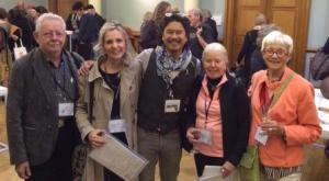 Brendan Tang with Les Manning, Susan Collett, Ann Mortimer and Ann Roberts at the IAC General Assembly Dublin 2014