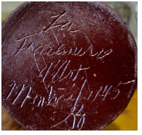 Signature La Faïencerie d'Art Montréal 1945 GB.