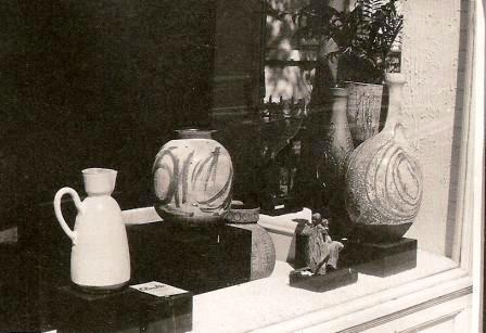 Stan and Jean Clarke. n.d. Pottery in an unidentified shop window. (Nat Arch CGP C132050)