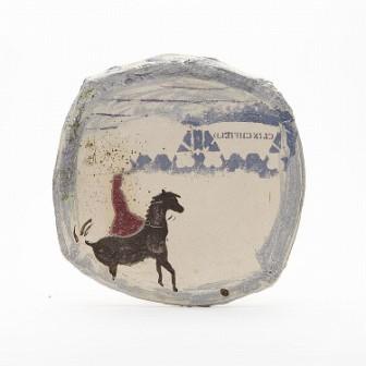 John Chalke. Horse Learns To Read, 1985. Signed, titled, dated 1985 on reverse. Waddington Auctions