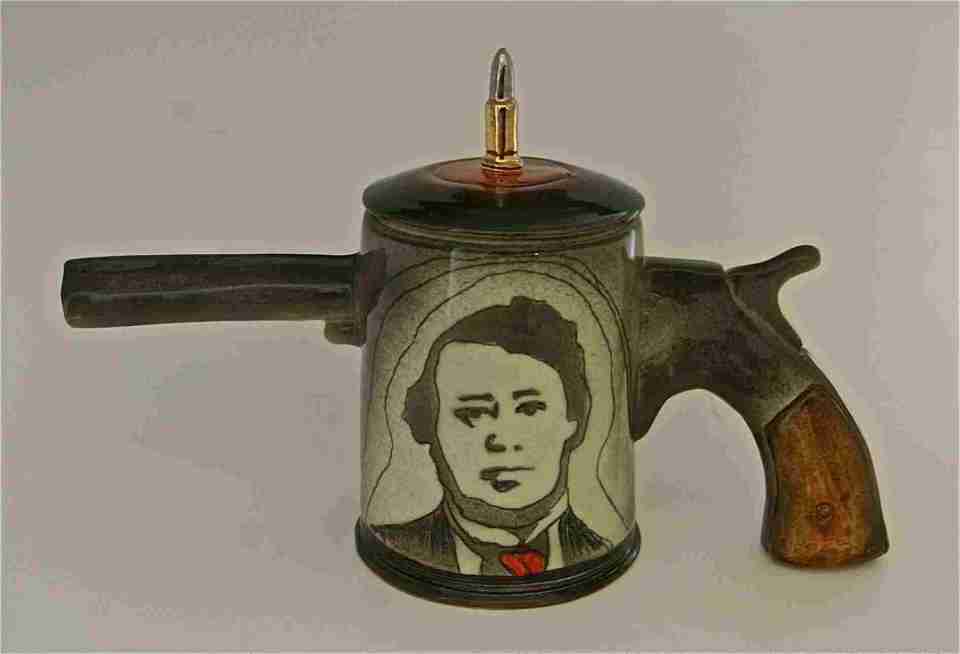 Keith Campbell. 2015. McGee's One Shot Liquor Decanter (Reference is D'Arcy McGee was shot once with a Smith and Wesson 32 caliber pistol. 2015