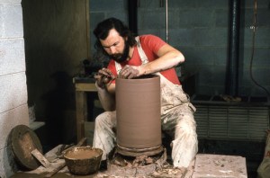 Alain-Marie Tremblay at the wheel. 1970s