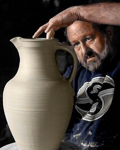 Robin Hopper In His Studio