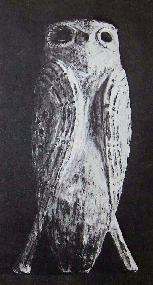 Thomas Kakinuma. Owl, unknown catalogue, Image courtesy of Allan Collier.