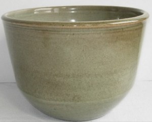 Jean Cartier 1959 Celadon Cache Pot. Signed and dated 21/6/59. Possibly created while on his Sweden journey  but at least very soon after..A simple, clean  work. Photo: Dedale