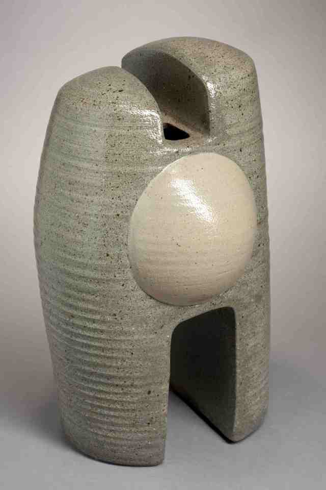 Leslie Manning. 1973.. Untitled. Stoneware. 34 x 17 x 17 cm. Collection: Alberta Foundation for the Arts.