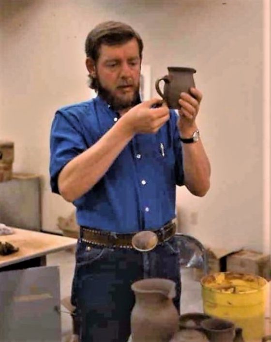 Les Manning at the Banff Centre, 1978. Photo: Connie Pike.