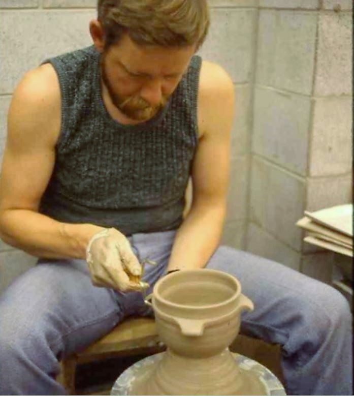 Les Manning at the Banff Centre, 1978. Photo: Connie Pike.