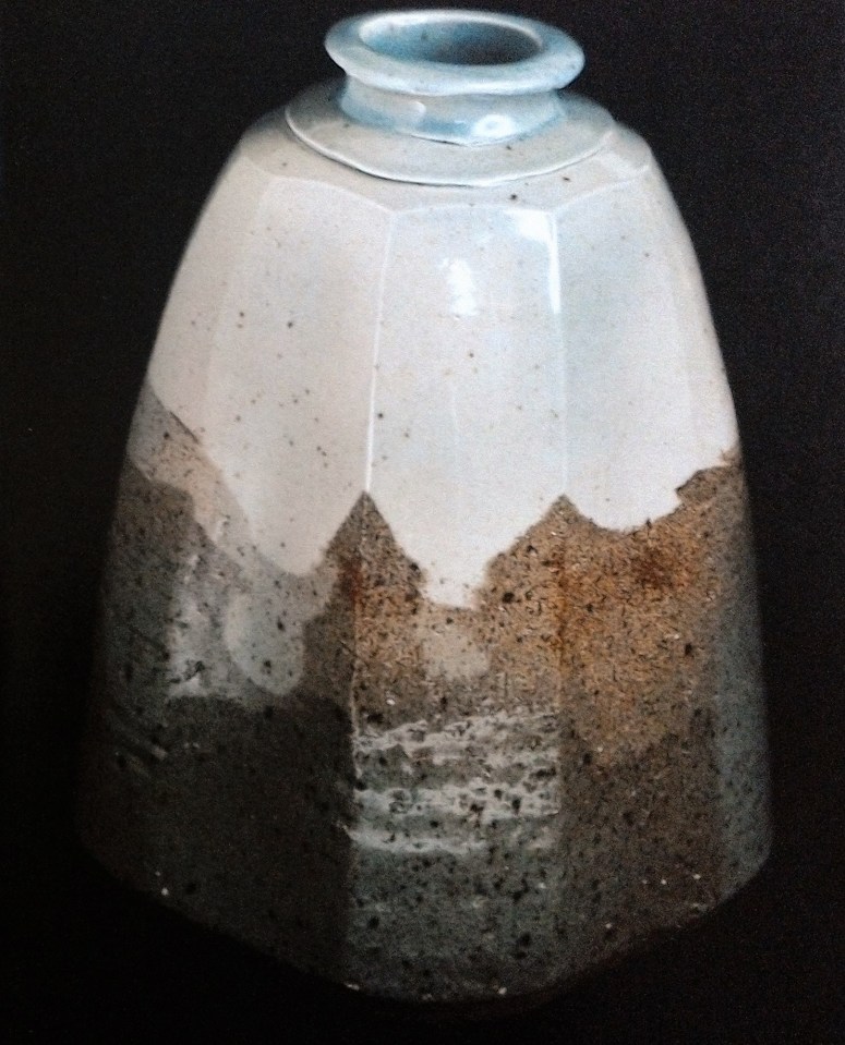 Les Manning.c. 1978. Fluted Bottle.