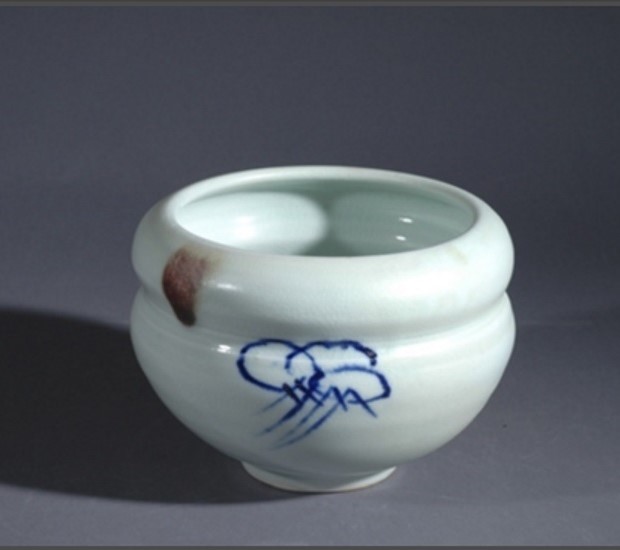 Barbara Tipton. Cloud Bowl. Handpainted porcelain.