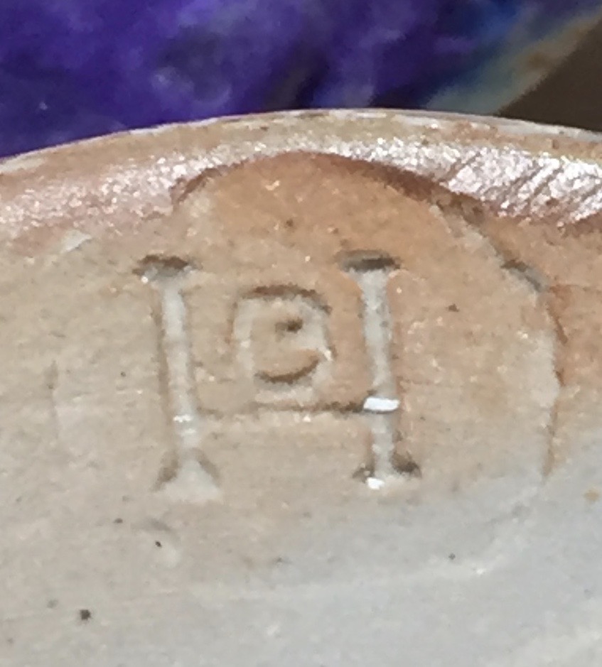 A Barbara Tipton mark BH. Most frequently used for functional work. The H is for her maiden name, Harmer.