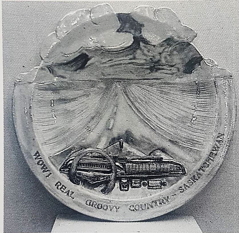 Victor Cicansky “Wow! Real Groovy Country Saskatchewan.” Plate. Private Collection. From Victor Cicansky: Clay Sculpture . by Bruce Ferguson.