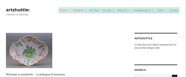 artshuttle.com home page