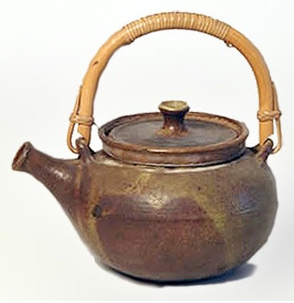 Peter Powning . First Teapot. 1972 1972. Stone ware. Body: 15.2 cm deep. Collection, NB Museum.