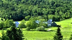 The Powning studio in Markhamville, New Brunswick