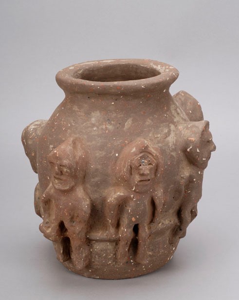 John Kavik Figured Vase, nd, Height 135 cm, Width 11.3 cm. Collection:Museum of Canadian History; Object Number IV-C-5675