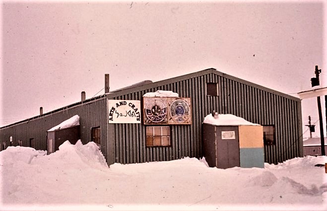 The Pottery Workshop. April, 1971. Rankin Inlet, George Swinton fonds (WAG) Prairie Prestige: How Western Canadian Artists Have Influenced Canadian Art A slide depicting the pottery workshop