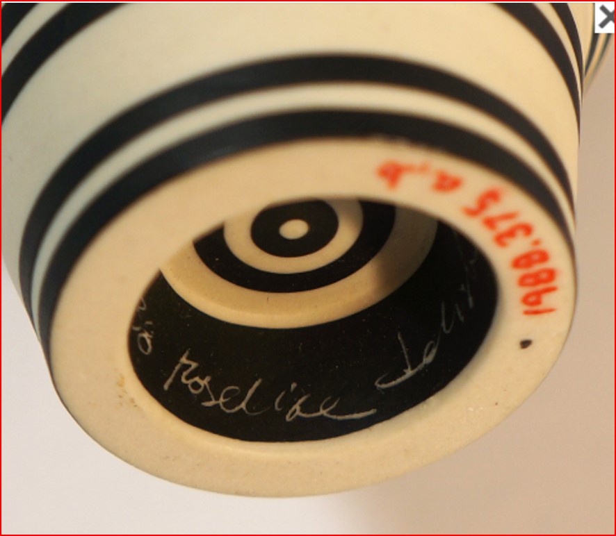 Roseline Delisle. Scratched-in signature on an interior surface. Photo: The Marks Project.